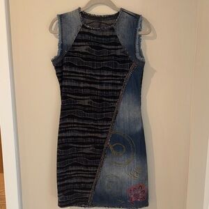 Desigual Denim Cherise Sleeveless Dress